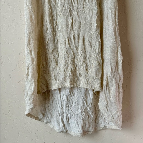 Free people golden sparkle textured tank top - Picture 4 of 5